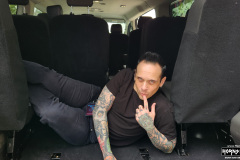 Sparky's impromptu boudoir van shot