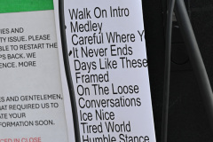 Saga setlist