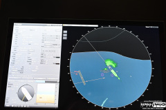 Ship's navigation observation room