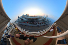 360 of a ship docked next to us in Cozumel
