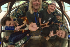 360 shot in the elevator