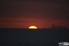 Sunset departing Miami