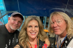 Elevator selfie with Allyson and B Man