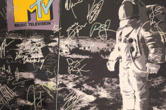 Autographed memorabilia for the onboard charity auction