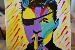 David Bowie paint class