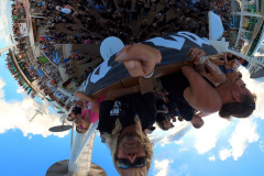 The pool stage was Extremely crowded