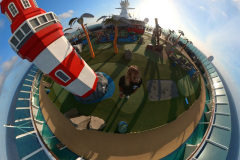 360 from the mini golf course onboard
