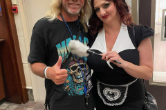 I got tickled with a feather!