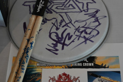 Auction item benefiting the Ronnie James Dio Stand Up and Shout Cancer Fund