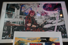 Auction item benefiting the Ronnie James Dio Stand Up and Shout Cancer Fund