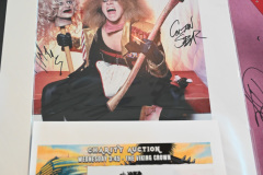 Auction item benefiting the Ronnie James Dio Stand Up and Shout Cancer Fund