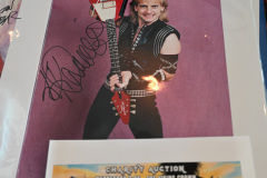 Auction item benefiting the Ronnie James Dio Stand Up and Shout Cancer Fund
