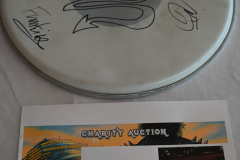 Auction item benefiting the Ronnie James Dio Stand Up and Shout Cancer Fund
