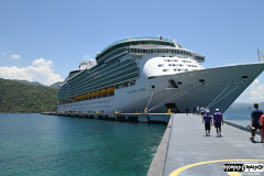 Our ROCK vessel in Labadee, Haiti