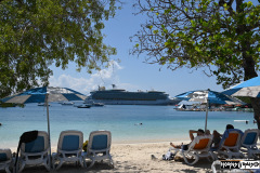 Our ROCK vessel in Labadee, Haiti
