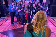CMO in action - all of the bands for that photo experience session (yea, no pressure there!)