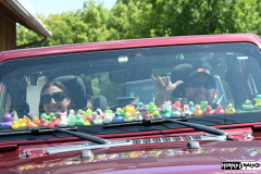 Jeeps and ducks everywhere