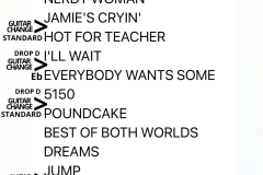 Nerd Halen's setlist