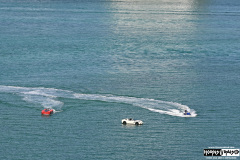 Car boats departing Miami 