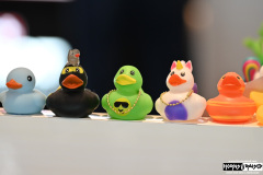 They moved the ducks around in the jewelry shop onboard the ship