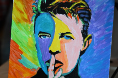 David Bowie paint class
