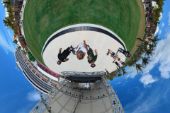360 shot at the music ampitheater