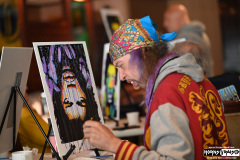 Jimi Hendrix paint class