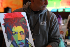 Jimi Hendrix paint class