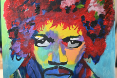 Jimi Hendrix paint class