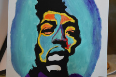 Jimi Hendrix paint class