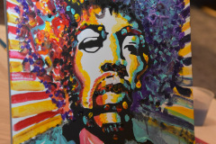 Jimi Hendrix paint class