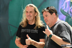 Nicko McBrain after show photo experience