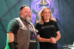 Nicko McBrain after show photo experience