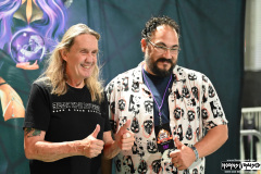 Nicko McBrain after show photo experience