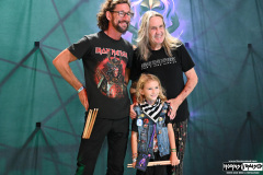 Nicko McBrain after show photo experience