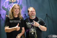 Nicko McBrain after show photo experience