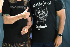 Nicko McBrain after show photo experience