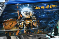 Iron Maiden themed motorcycle