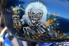 Iron Maiden themed motorcycle