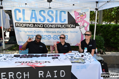 Classic Roofing & Construction tent