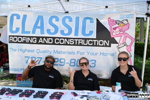 Classic Roofing & Construction tent