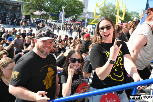 Horns Raised and ready to rock