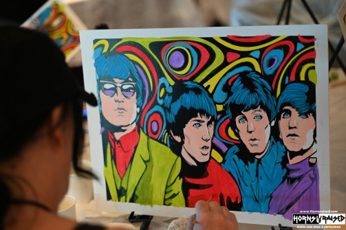 Beatles Rockstar Paint class