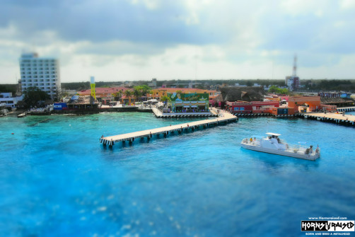 Cozumel view from the ship