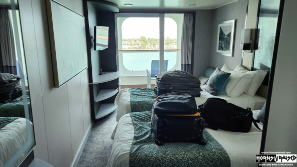 Cabin view - original furniture configuration