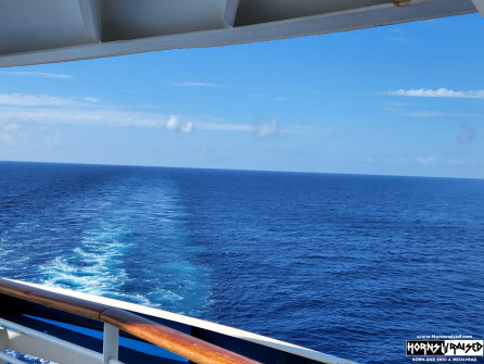 View from the cabin balcony