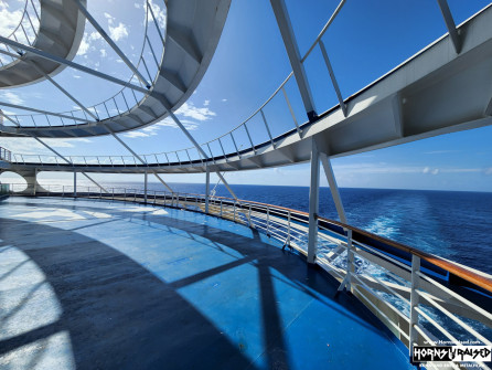 View from the cabin balcony