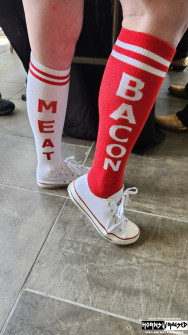 Our Spicy Ginger loves bacon more than words can describe