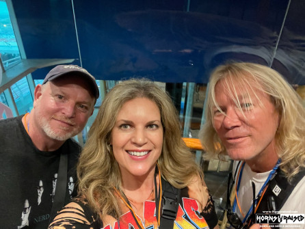 Elevator selfie with Allyson and B Man