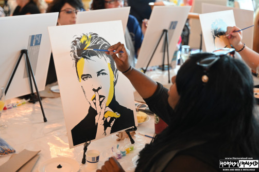 David Bowie paint class